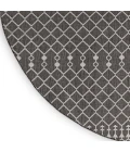 Nourison Positano Black POS02 10ft. Round Rug
