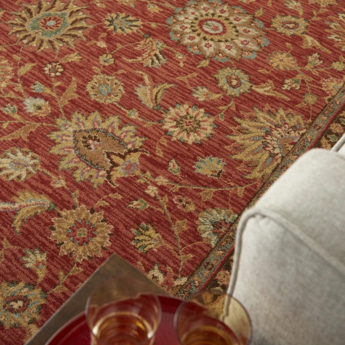 Nourison Home Living Treasures Red LI05 9ft.9in. x 13ft.9in. Rect. Rug