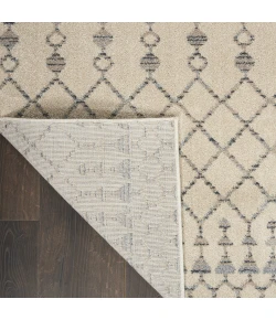 Nourison Palermo Beige Grey PMR03 2ft.2in. x 7ft.6in. Rect. Rug
