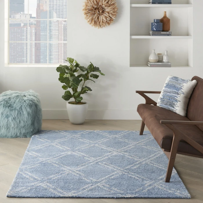 Nourison Home Venosa Blue VSN01 3ft.9in. x 5ft.9in. Rect. Rug
