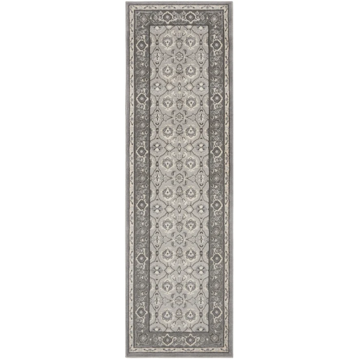 Nourison Grand Villa Grey KI83 2ft.3in. x 7ft.3in. Rect. Rug