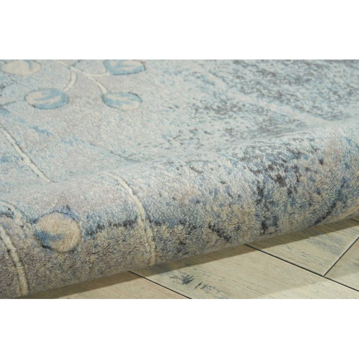 Nourison Somerset Area Rug ST74-Silver/Blue