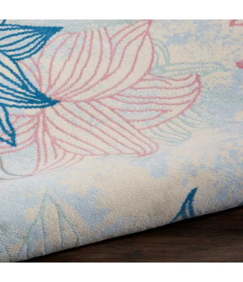 Nourison Jubilant Round Area Rug JUB08-Ivory/Multicolor