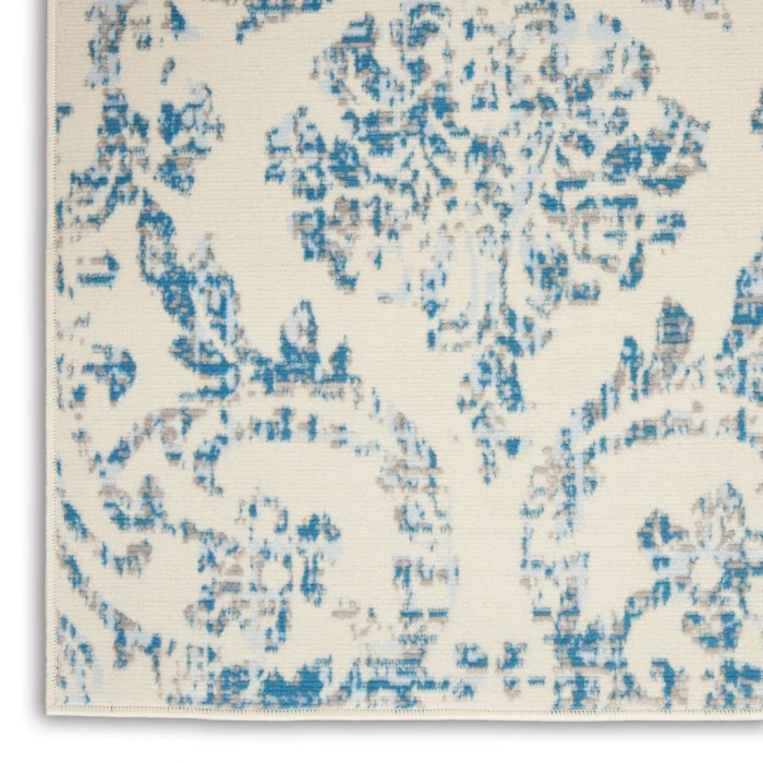 Nourison Jubilant Area Rug JUB09-Ivory/Blue