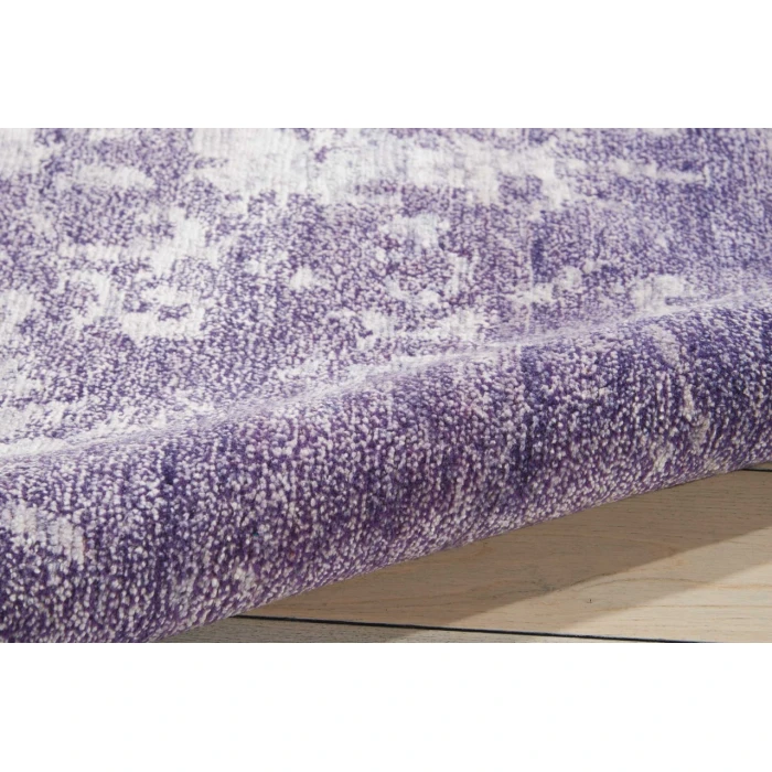 Nourison Home Silk Shadows Amethyst SHA10 3ft.9in. x 5ft.9in. Rect. Rug