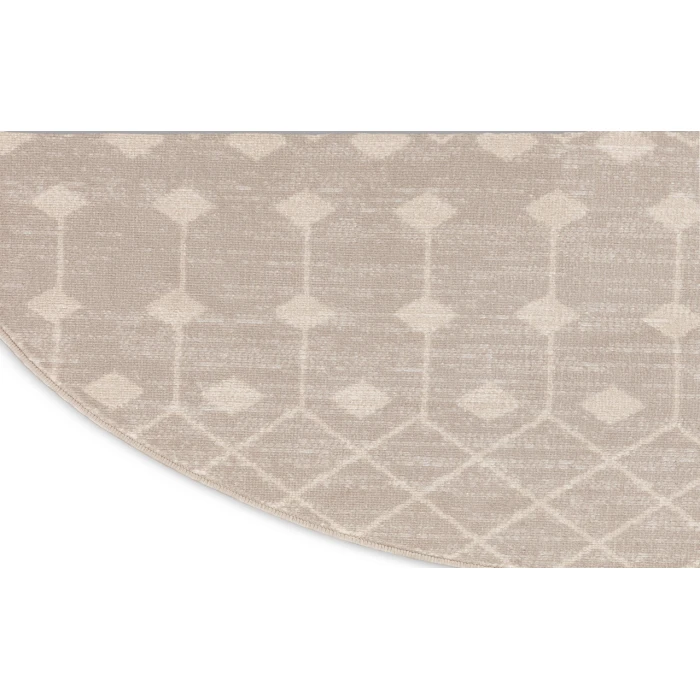 Nourison Grafix Beige GRF37 8 ft. Round Rug