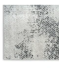 Nourison Dekor Grey Charcoal DEK04 4 ft. X 6 ft. Rect. Rug