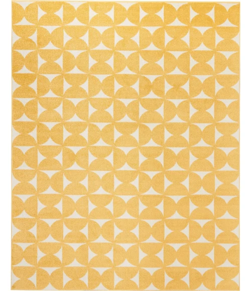 Nourison Home Harper Yellow DS301 8ft. x 10ft. Rect. Rug