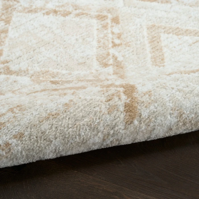 Nourison Dekor Ivory Beige DEK05 5 ft. 3 in. X 7 ft. Rect. Rug