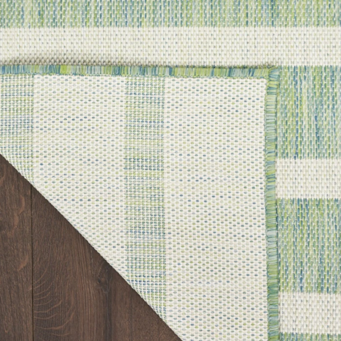 Nourison Positano Blue Green Ivory POS03 12ft. x 15ft. Rect. Rug