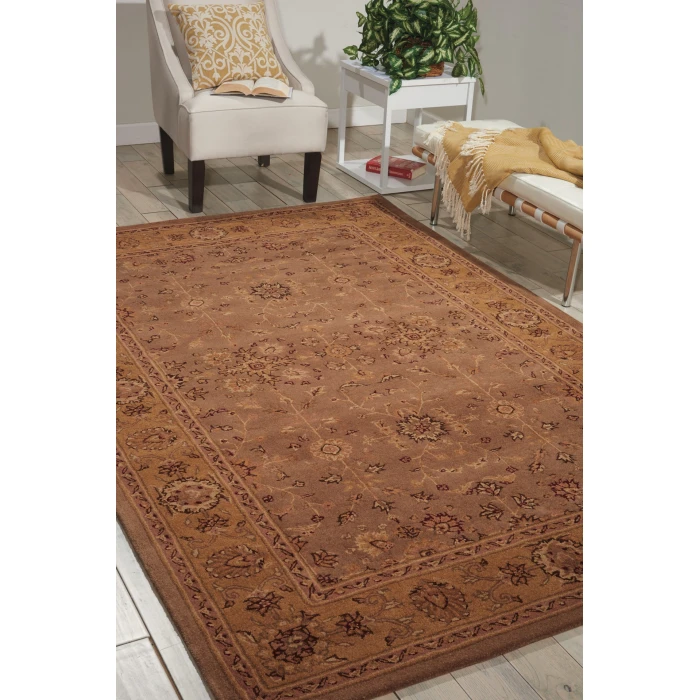 Nourison Home Heritage Hall Green HE02 7ft.9in. x 9ft.9in. Rect. Rug