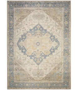 Nourison Home Vintage Washables VWS13 Blue Green 5 ft. 3 in. X 7 ft. 3 in. Area Rug