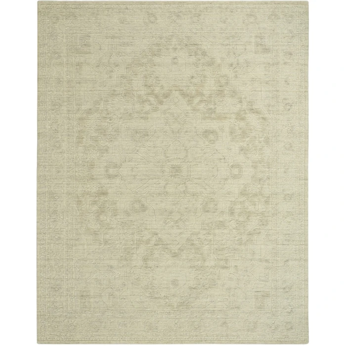 Nourison Ravello Ivory Grey RVL02 9ft.9in. x 13ft.9in. Rect. Rug
