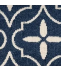 Nourison Home Nourison Essentials Navy Ivory NRE04 2 ft. 2 in. X 7 ft. 6 in. Rectangle Rug