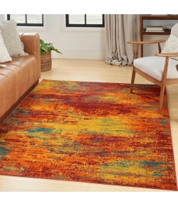 Nourison Home Nourison Essentials NRE06 Flame 4 ft. X 6 ft. Area Rug