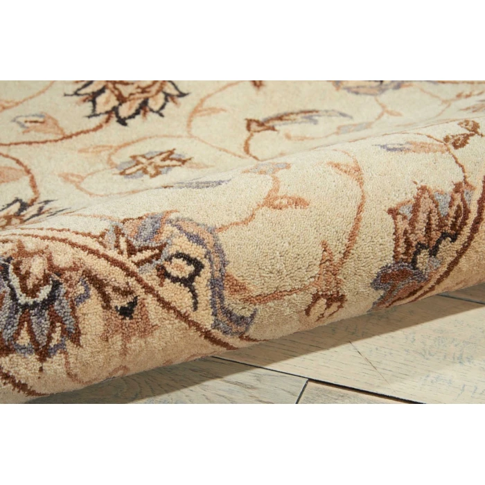 Nourison Home Heritage Hall Beige HE28 7ft.9in. x 9ft.9in. Rect. Rug
