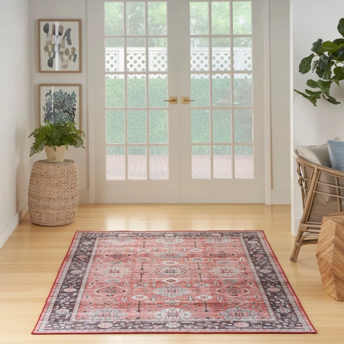 Nourison Fulton Area Rug FUL12 Brick