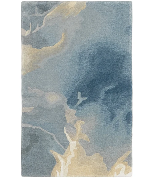 Nourison Prismatic Blue Multicolor PRS40 2 ft. X 3 ft. Rect. Rug