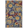 Nourison Home Aloha ALH17 Navy Multicolor 2 ft. 8 in. X 4 ft. Area Rug