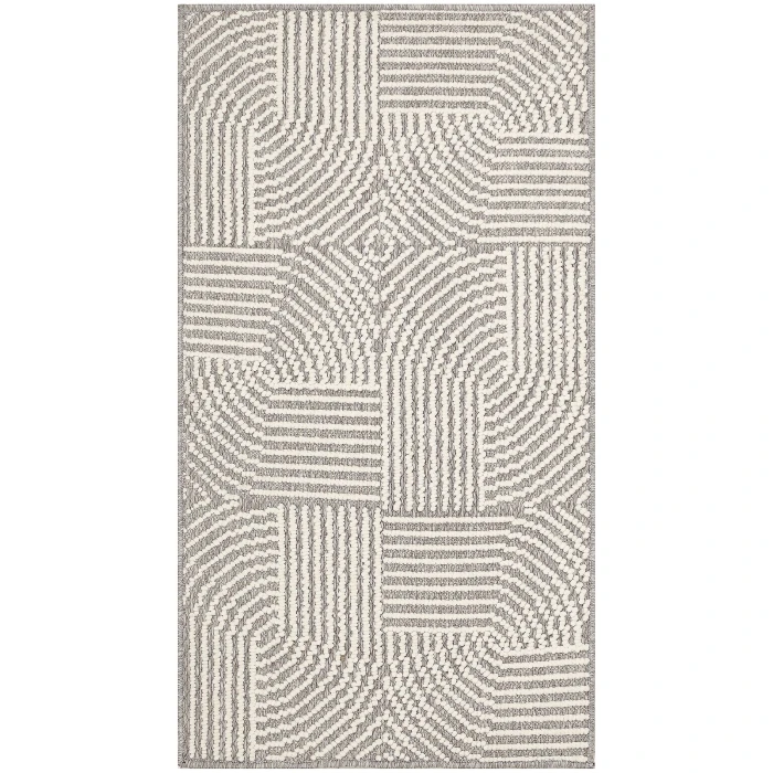 Nourison Natural Texture Grey Ivory NTX02 2 ft. X 4 ft. Rect. Rug