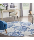 Nourison Whimsicle Area Rug WHS11-Ivory Navy
