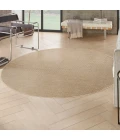 Nourison Tulum Taupe TLM03 8 ft. X Round Rug
