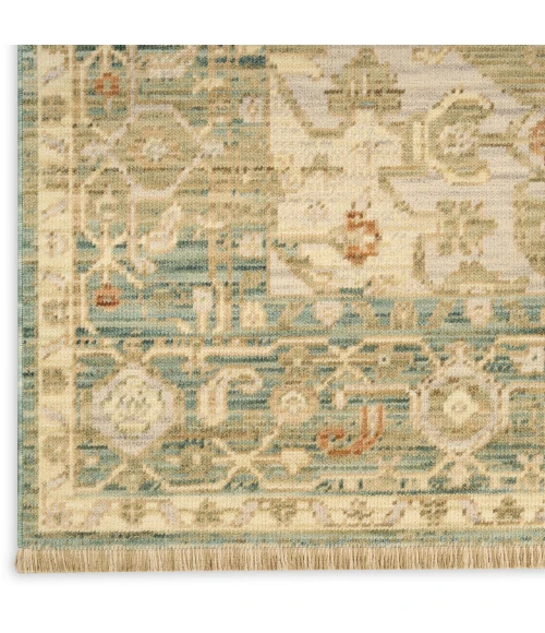 Nourison Home Antique Bloom Blue ANB03 8ft. x 10ft. Rect. Rug