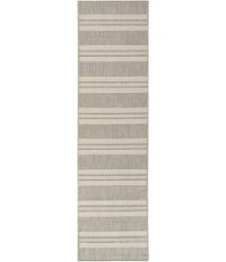 Nourison Home Horizon Indoor/Outdoor Grey HOZ05 2ft. x 6ft. Rect. Rug