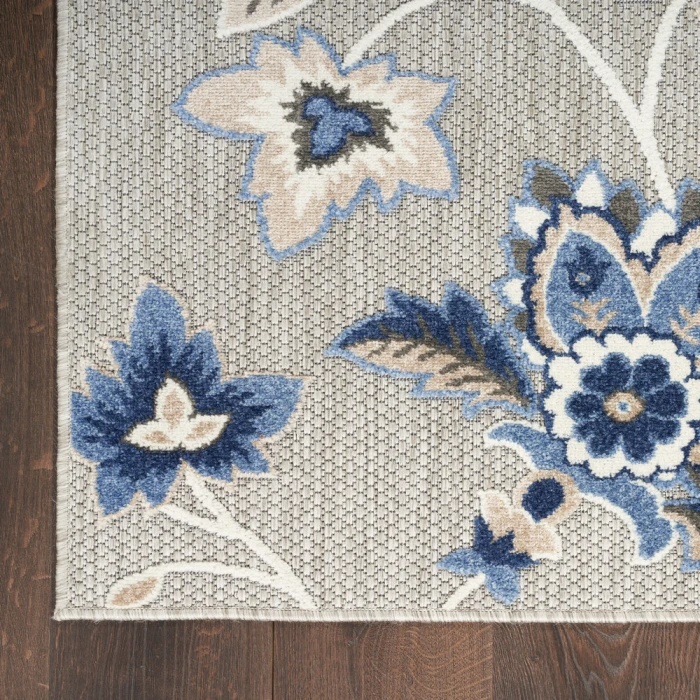 Nourison Aloha Area Rug ALH31 Blue Grey