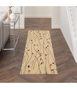 Nourison Home Grafix GRF15 Cream 2 ft. 3 in. X 7 ft. 6 in. Area Rug