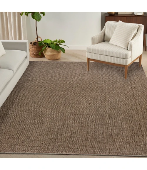 Nourison Tulum Brown TLM03 10 ft. X 14 ft. Rect. Rug