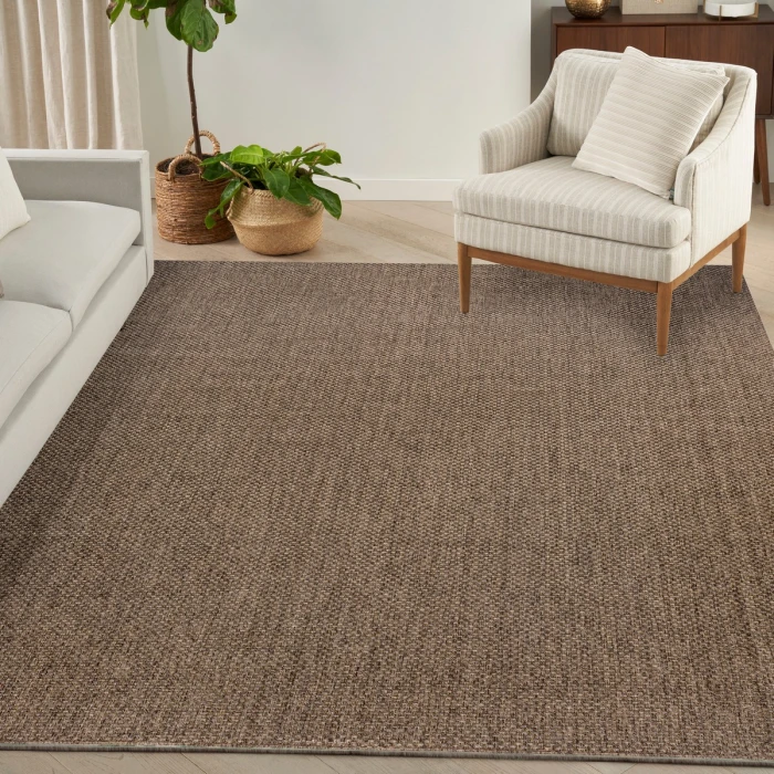 Nourison Tulum Brown TLM03 10 ft. X 14 ft. Rect. Rug
