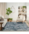 Nourison Garden Oasis Navy GOA01 10 ft. X 14 ft. Rect. Rug