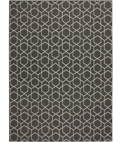 Nourison Home Horizon Indoor/Outdoor HOZ01 Black 9 ft. X 12 ft. Area Rug