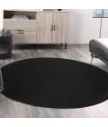 Nourison Essentials Black Area Rug NRE01-Black