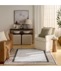 Nourison Dekor Grey Charcoal DEK06 4 ft. X 6 ft. Rect. Rug