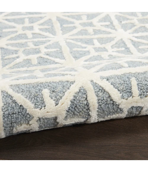 Nicole Curtis Series 2 Blue SR201 3ft.9in. x 5ft.9in. Rect. Rug
