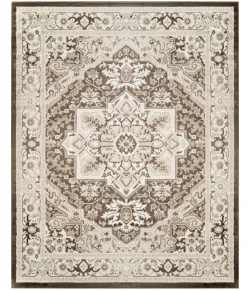 Nourison Home Dekor DEK08 Brown Ivory 7 ft. 10 in. X 9 ft. 10 in. Area Rug