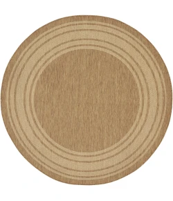 Nourison Horizon Indoor/Outdoor Natural HOZ03 5ft. x Round Rug