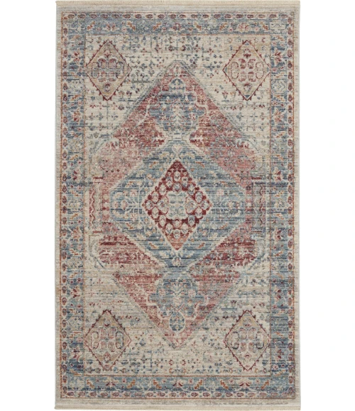 Nourison Home Homestead Blue HMS03 3ft. x 5ft. Rect. Rug