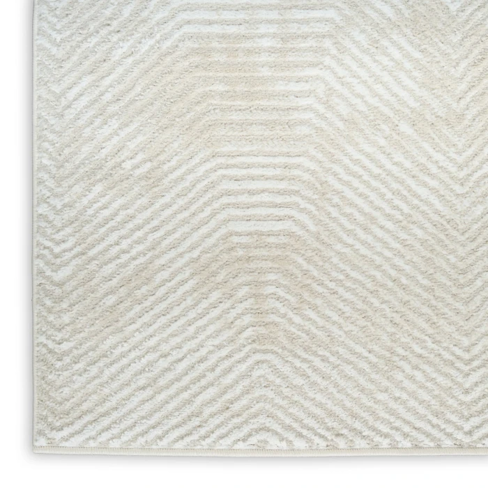 Nourison Dekor Ivory Beige DEK04 4 ft. X 6 ft. Rect. Rug