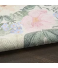 Nourison Home Botanical Washables Cream / Ivory BOT01 5ft. x 7ft. Rect. Rug