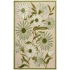 Nourison Home Aloha ALH33 Ivory Green 6 ft. X 9 ft. Area Rug