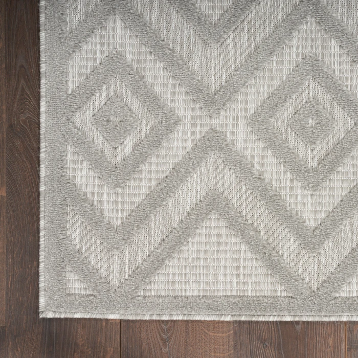 Nourison Versatile Area Rug NRV01 Silver Grey