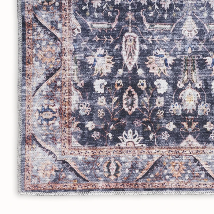 Nourison Home Grand Washables Blue GRW06 5ft.3in. x 7ft.3in. Rect. Rug