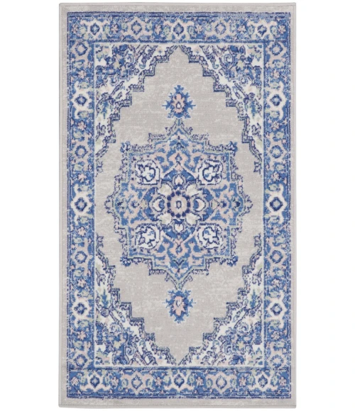Nourison Whimsicle Area Rug WHS03-Grey Blue