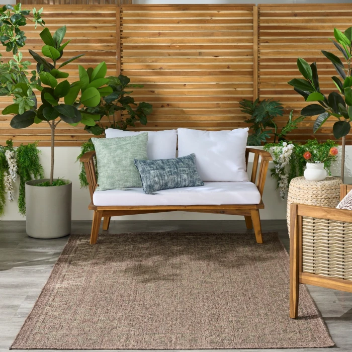 Nourison Tulum Brown TLM05 6 ft. X 9 ft. Rect. Rug