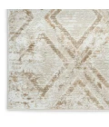 Nourison Dekor Ivory Taupe DEK05 5 ft. 3 in. X 7 ft. Rect. Rug