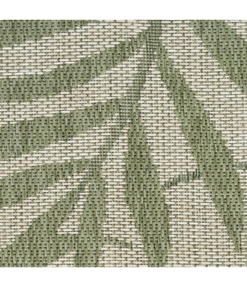 Nourison Garden Oasis Ivory Green GOA01 2 ft. X 8 ft. Rect. Rug