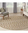 Nourison Positano Jute POS02 5ft. Round Rug